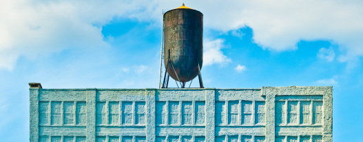 Warehouse with Water Tower, 2009